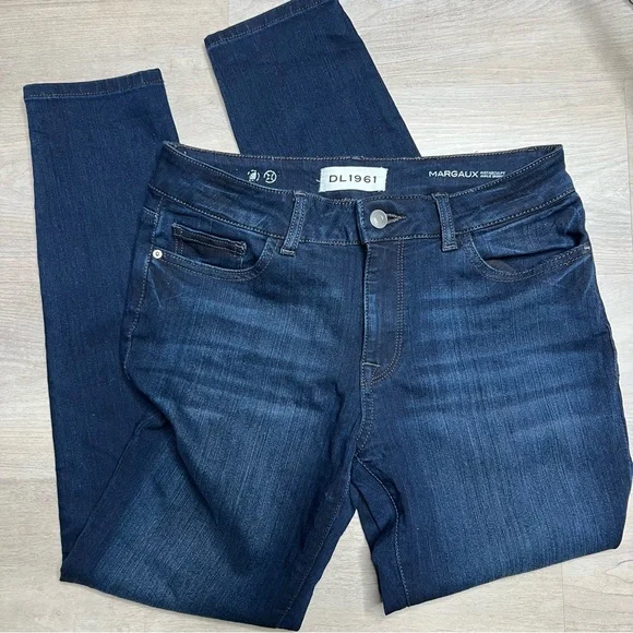 DL1961 Margaux Intrasculpt Ankle Skinny Jeans in Moscow Wash, size 27 - Picture 2 of 6